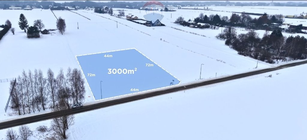Działka 3000 m² z pozwoleniem na budowę, media, dojazd Radawiec Duży  3 000m2 Foto 1
