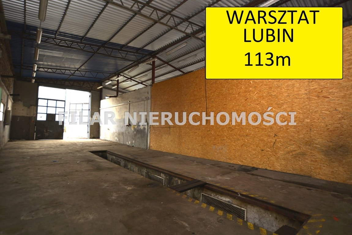 Warsztat 113 m² z placem i kanałem w Lubinie Lubin, Centrum  113m2 Foto 1
