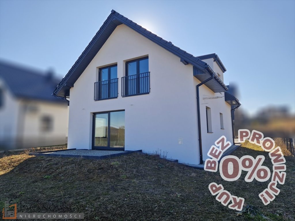 Nowoczesny dom z garażem, 4 sypialnie, taras, stan deweloperski Masłomiąca  156m2 Foto 1