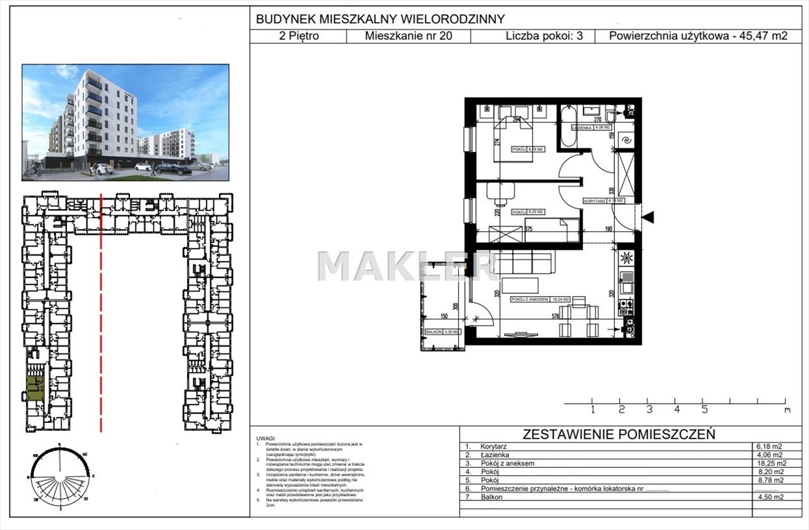 Mieszkanie trzypokojowe na sprzedaż Bydgoszcz, Bartodzieje Małe  45m2 Foto 6