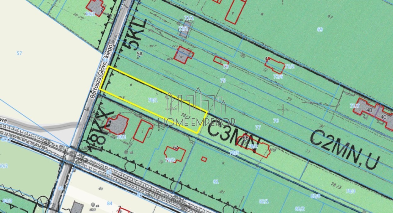 Na sprzedaż działka 2105 m² w Kierszku z mediami i MPZP: Kierszek
