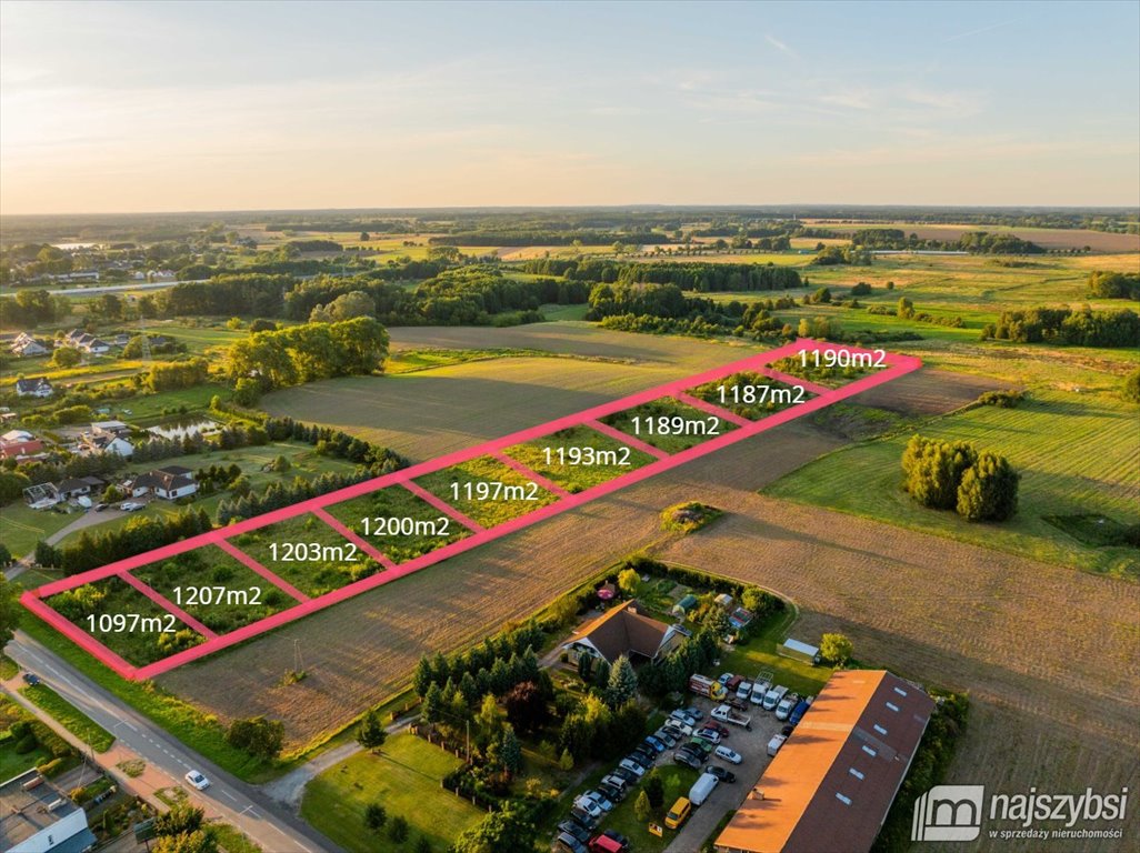 Działka pod zabudowę jednorodzinną, 1097 m2, Nowogard Nowogard, obrzeża  1 097m2 Foto 1
