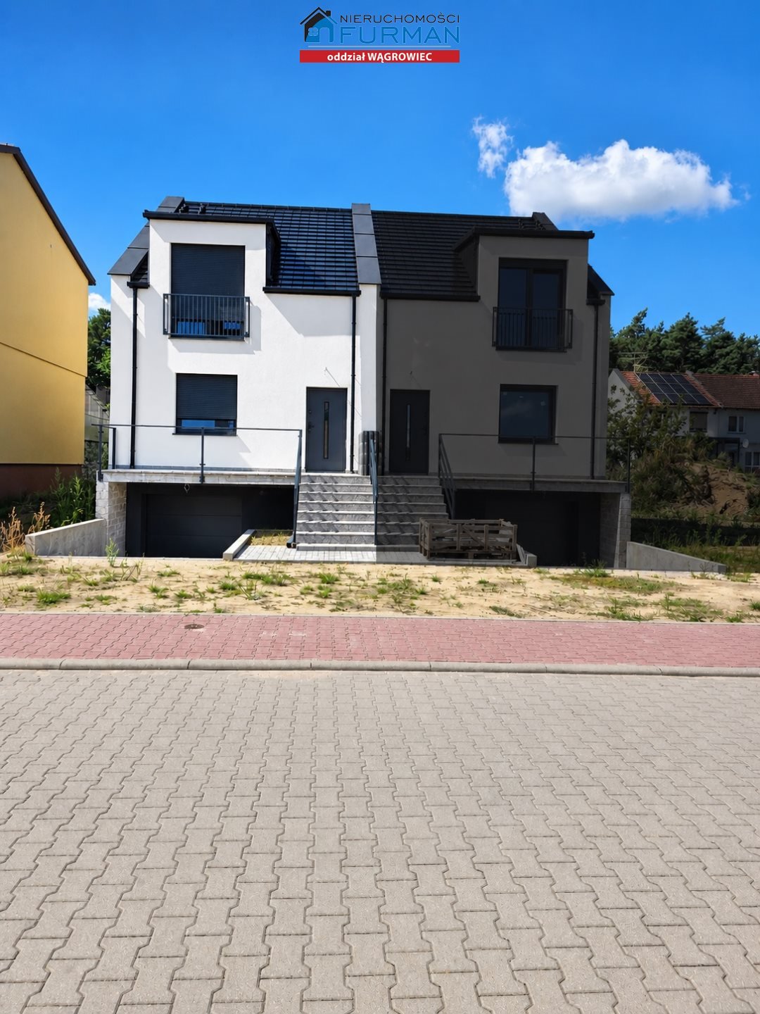 Nowoczesny dom szeregowy 137 m² z garażem i ogrzewaniem podłogowym. Wągrowiec  137m2 Foto 1