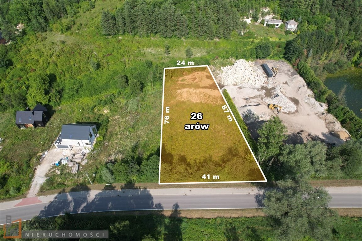 Zapraszam do zakupu działki 26 arów w Maszkowie z pozwoleniem na dom Maszków  2 600m2 Foto 1