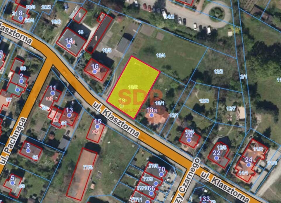 Działka pod zabudowę wielorodzinną i jednorodzinną, 765 m2 Wrocław, Krzyki, Wojszyce, Klasztorna  765m2 Foto 1
