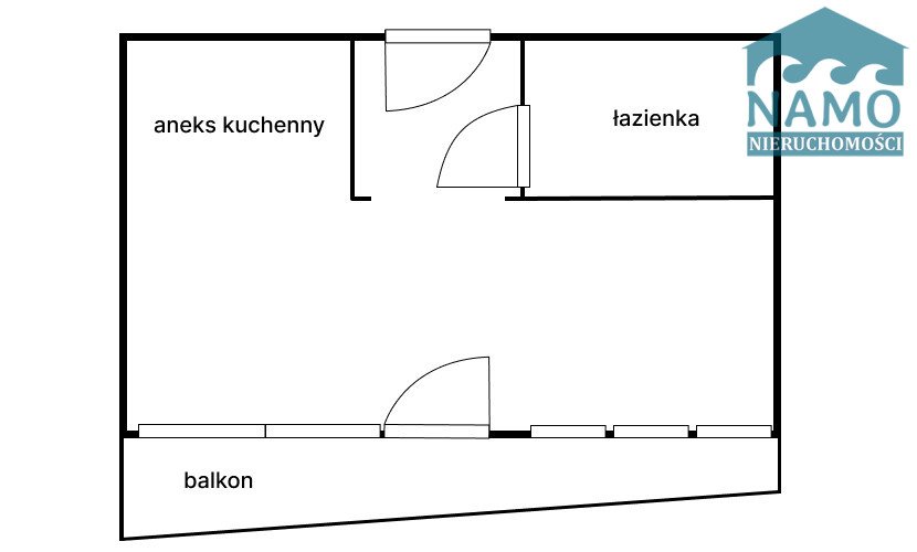 Kawalerka na sprzedaż Wrocław, Fabryczna, Aleksandra Ostrowskiego  25m2 Foto 4