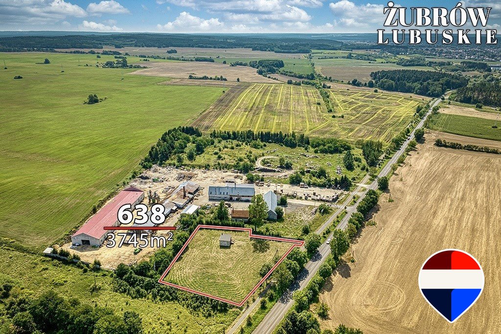 Działka inwestycyjna 3 745 m² z budynkiem w Żubrów Żubrów  3 745m2 Foto 1