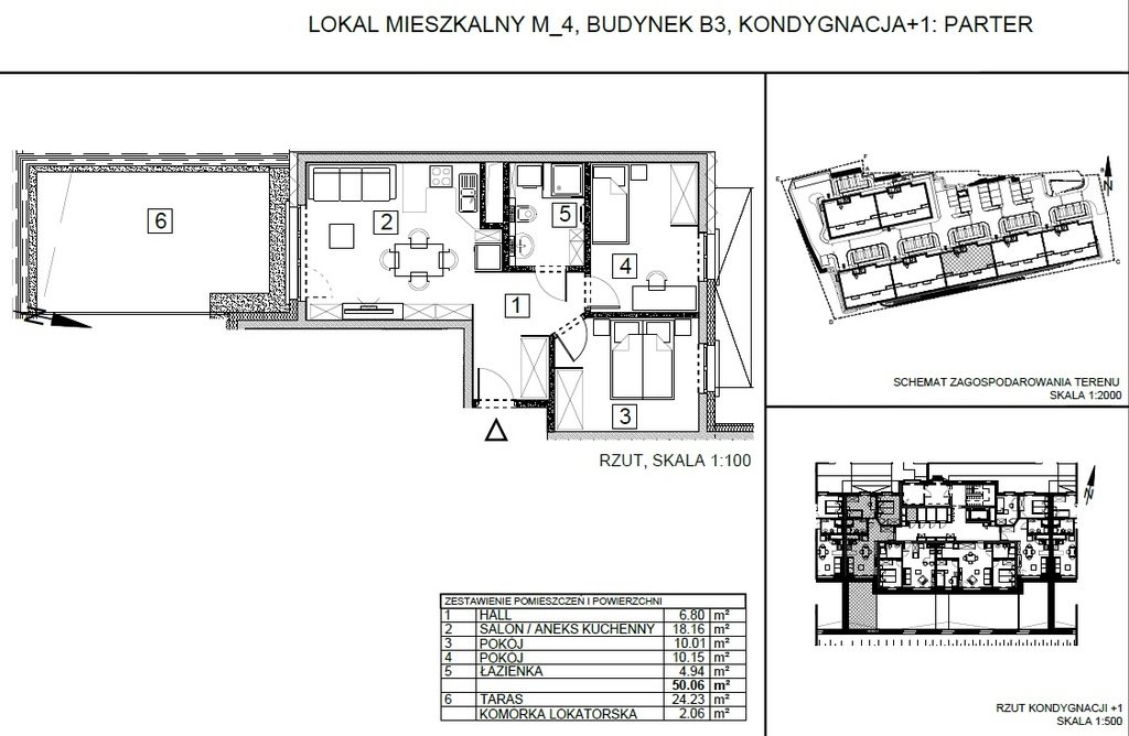 Mieszkanie trzypokojowe na sprzedaż Rzeszów, Wilkowyja, Lwowska  50m2 Foto 4