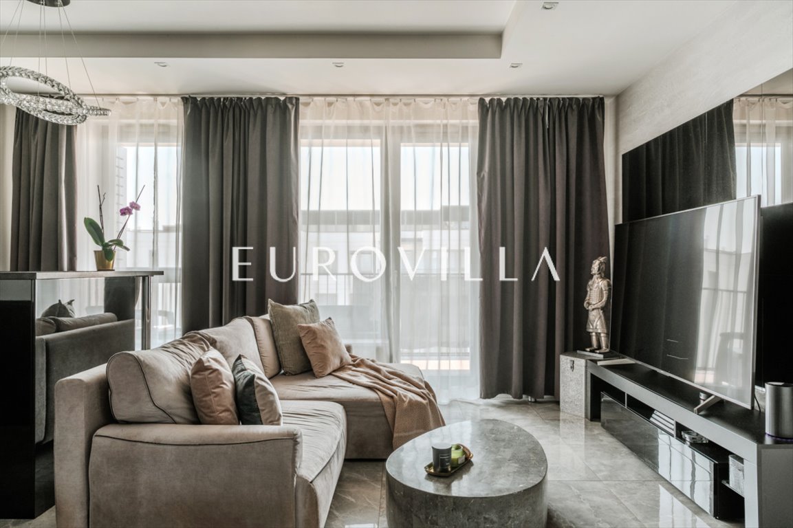 Nowoczesny apartament z tarasem i komórką w Wilanowie Warszawa, Wilanów, Aleksandra Gieysztora  59m2 Foto 1