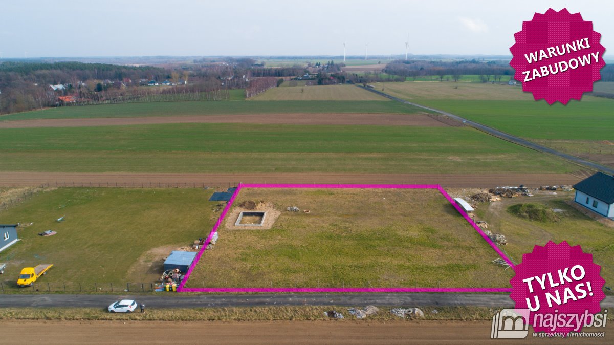 Działka budowlana z fundamentami, media, 3160 m2 Nieżyn, wieś  3 160m2 Foto 1