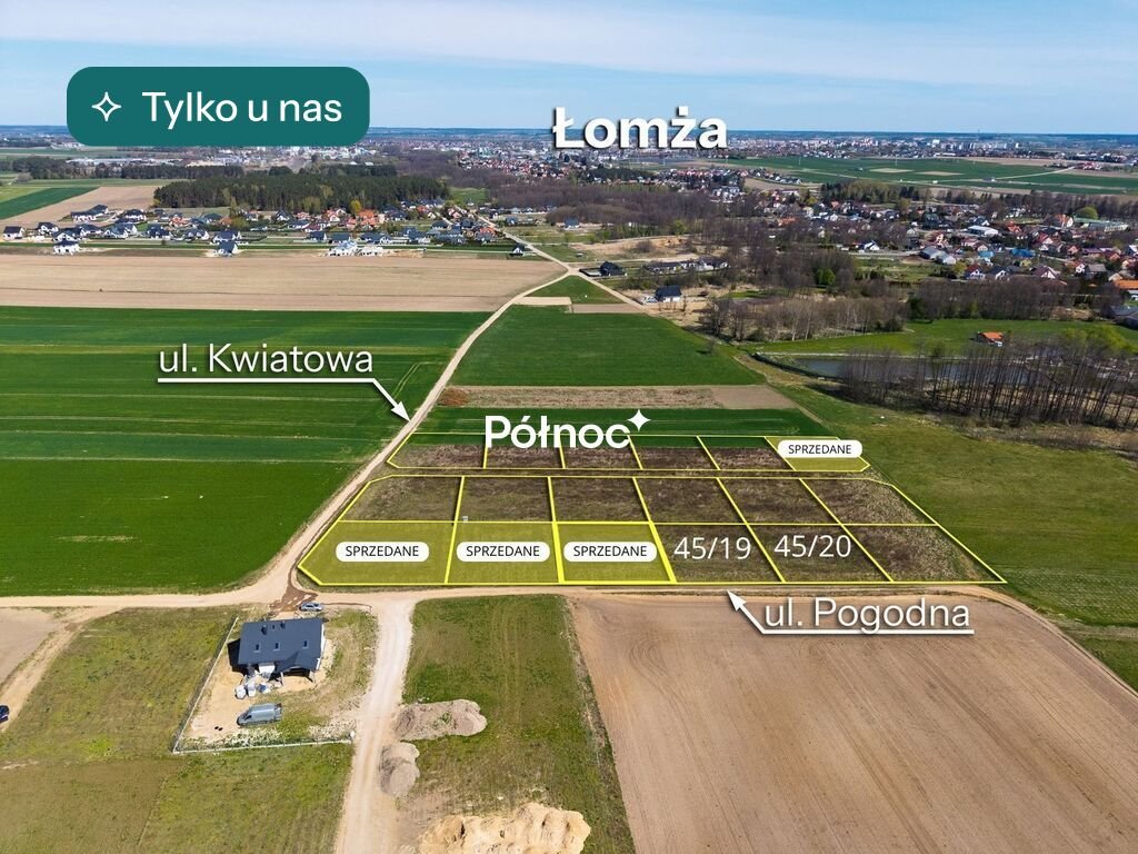 Polecam działkę 776 m² w Konarzycach z widokiem na naturę Konarzyce, Kwiatowa  776m2 Foto 1