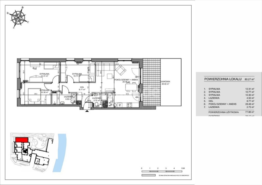 Mieszkanie czteropokojowe  na sprzedaż Gdańsk  80m2 Foto 8