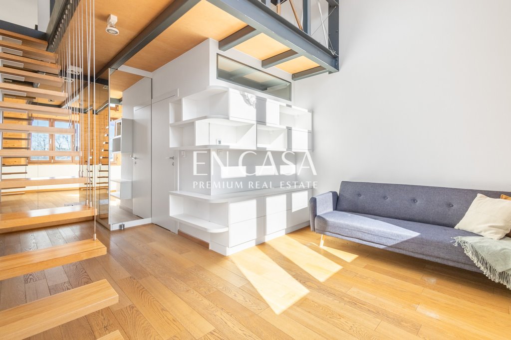 Unikatowy loft 45 m² z balkonem, top floor, klimatyzacja Warszawa, Mokotów, Rakowiecka  45m2 Foto 1