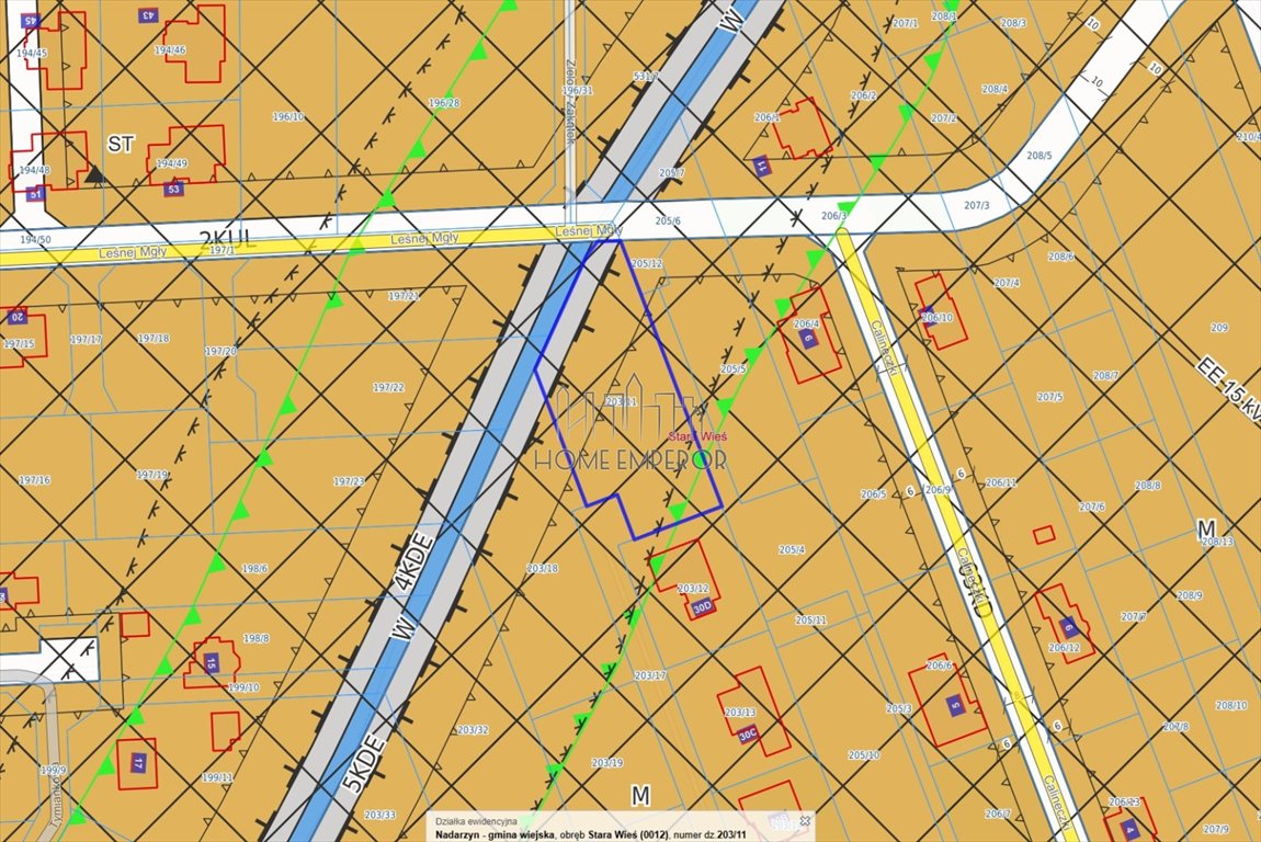 Sprzedam działkę 2053 m² w Starej Wsi z wodą i kanalizacją Stara Wieś, Baśniowa  2 053m2 Foto 1