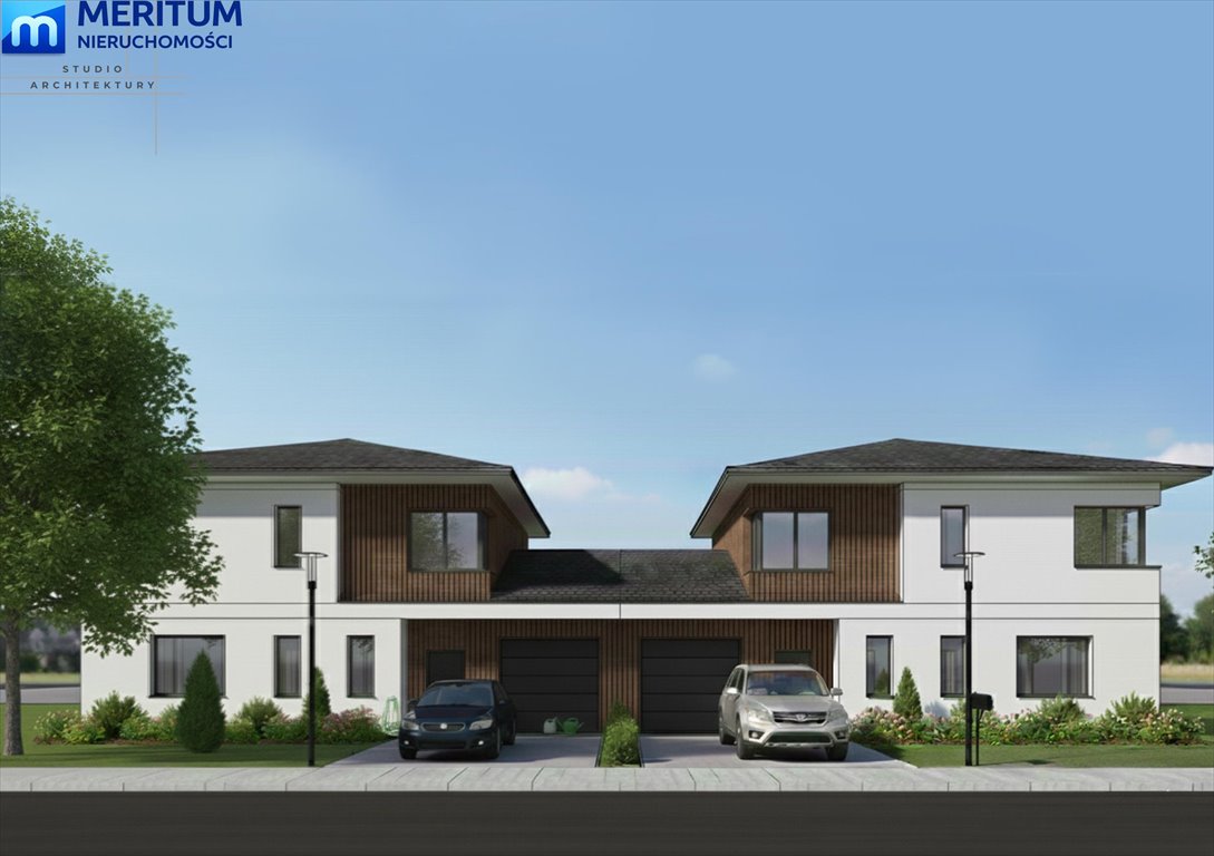 Nowoczesny bliźniak 145 m2 z garażem i dużą działką Osowiec  145m2 Foto 1
