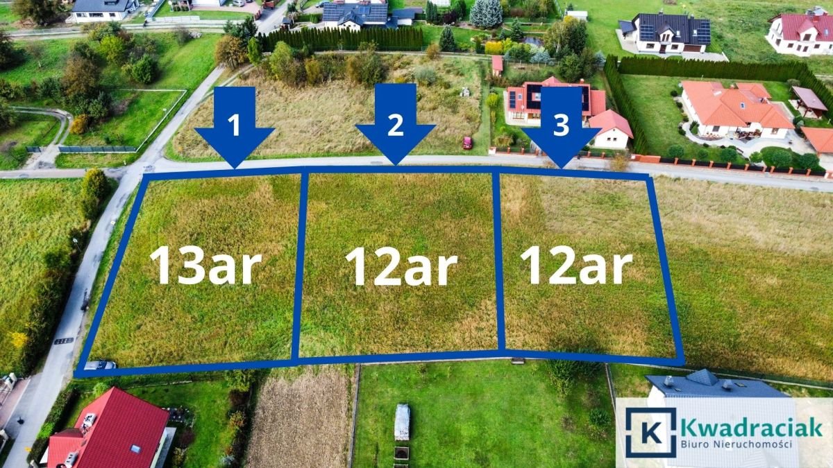Atrakcyjne działki budowlane w Jasle – pełne media i spokojna okolica Jasło  1 200m2 Foto 1