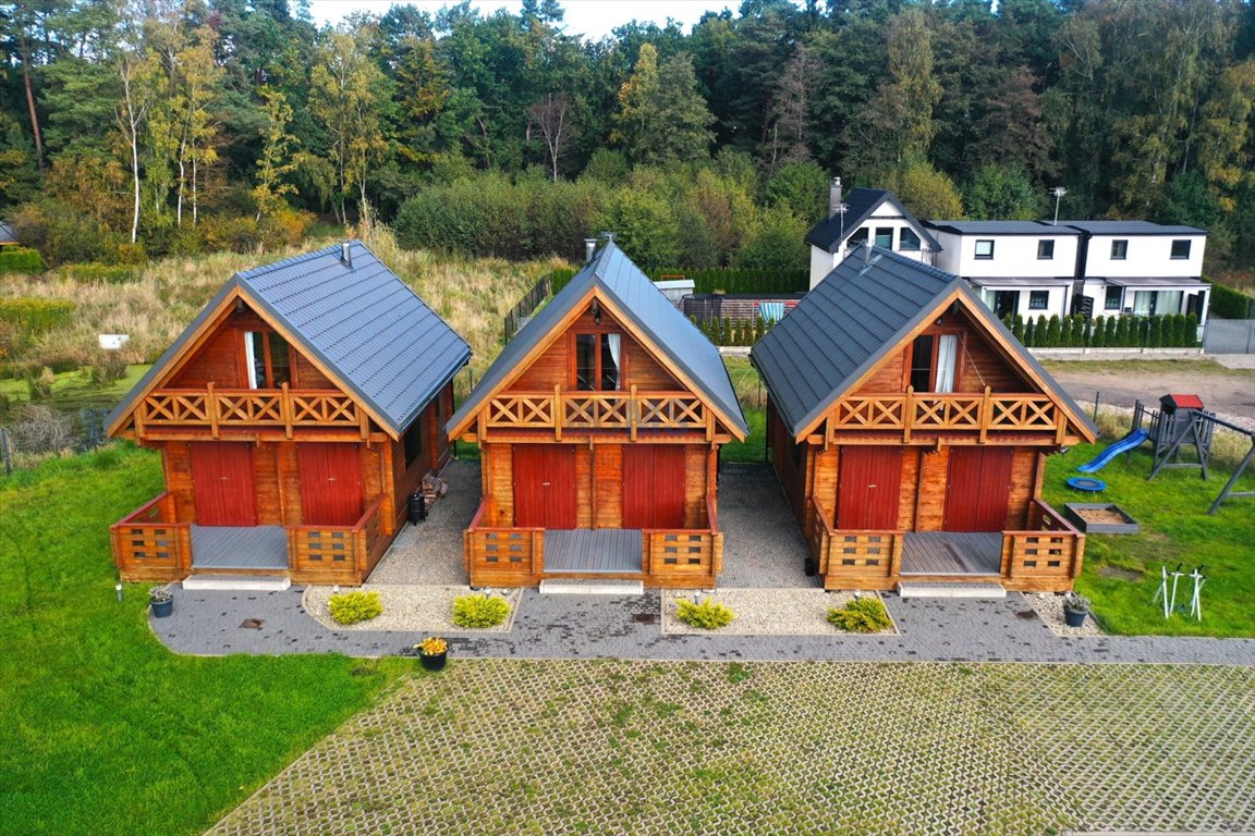 Ośrodek wypoczynkowy nad morzem, pełne wyposażenie, 3 domki Przewłoka, Poświatowskiej  131m2 Foto 1