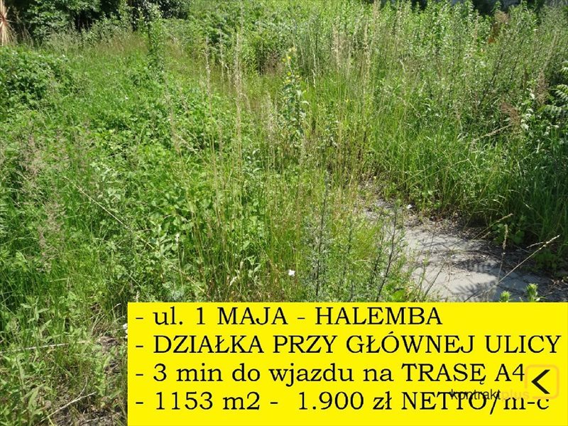 Działka budowlana pod dzierżawę Ruda Śląska, Halemba, 1 Maja 1 153m2 Foto 1 Działka budowlana pod dzierżawę Ruda Śląska, Halemba, 1 Maja 1 153m2 Foto 1
