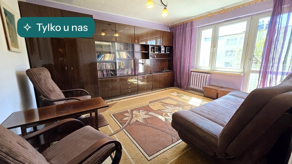 Przestronne 2-pokojowe mieszkanie z balkonem, piwnicą i ogrzewaniem miejskim Częstochowa, Tysiąclecie, Wodzickiego  42m2 Foto 1