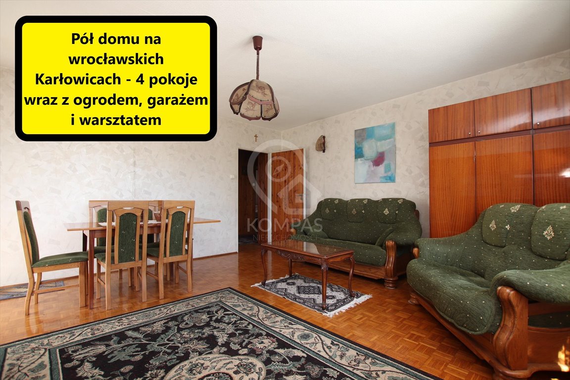 Mieszkanie czteropokojowe  na sprzedaż Wrocław, Wrocław-Psie Pole, Karłowice  73m2 Foto 1