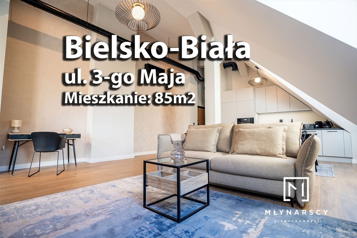 Mieszkanie dwupokojowe na wynajem Bielsko-Biała, Centrum  85m2 Foto 2