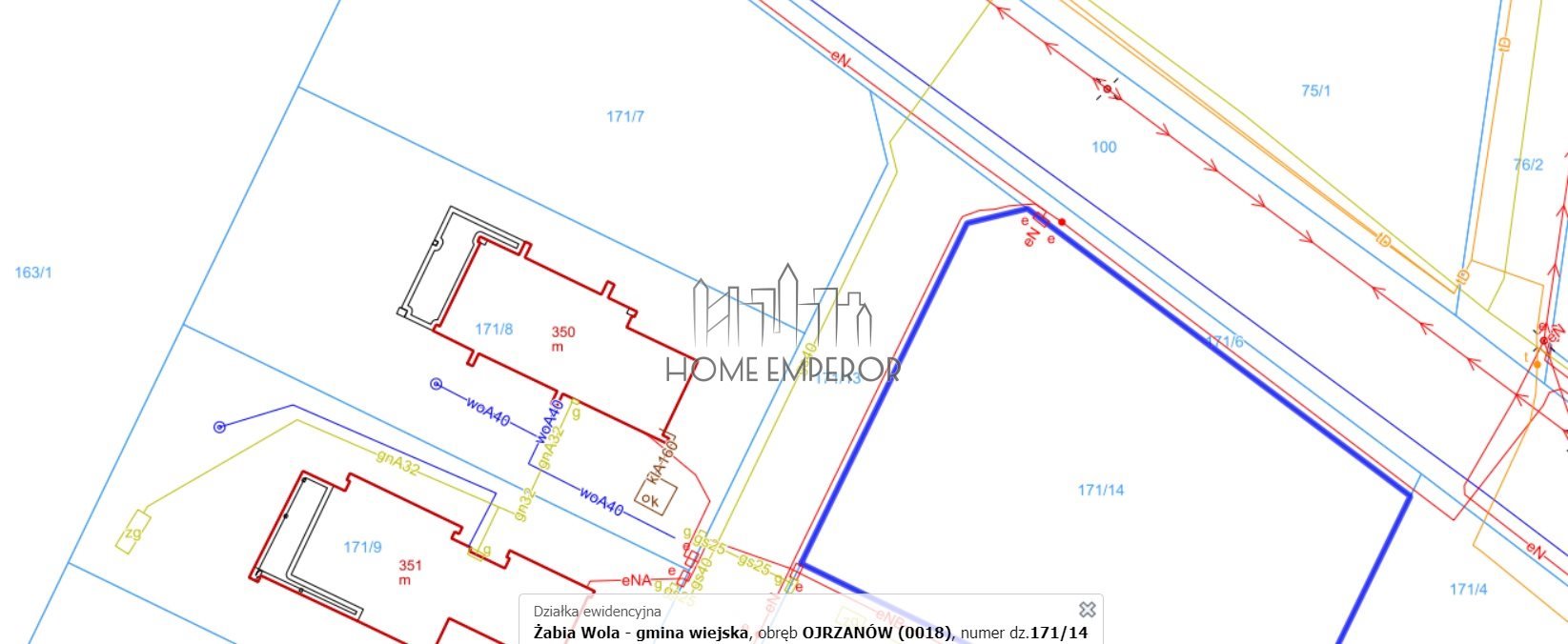 Działka budowlana na sprzedaż Ojrzanów, Tarczyńska  1 309m2 Foto 4