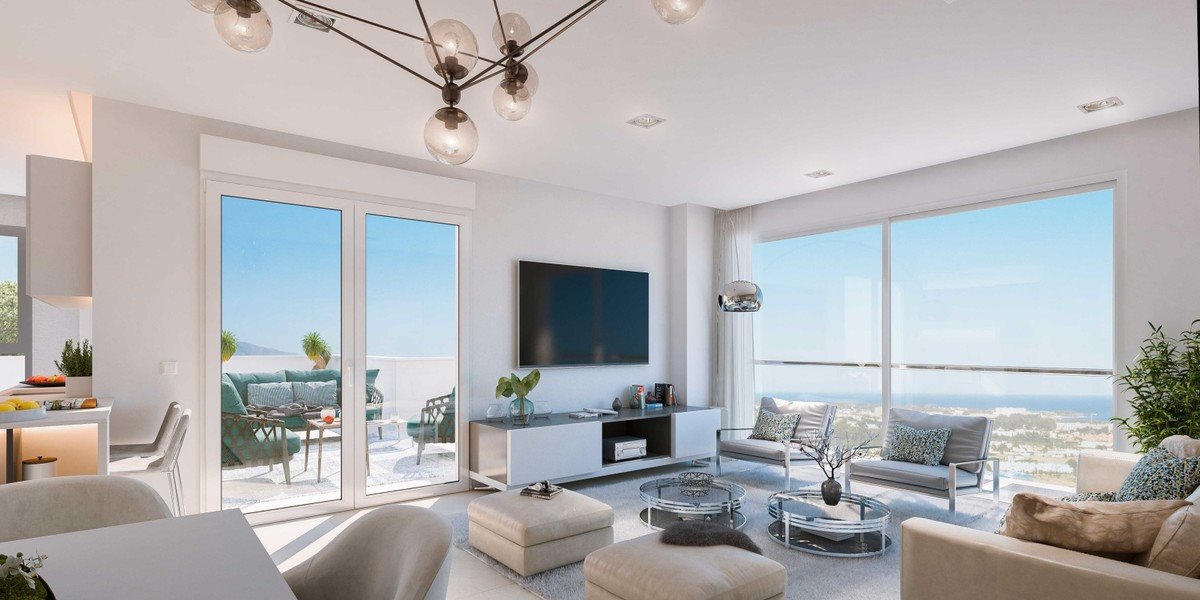 Do sprzedania luksusowe apartamenty z widokiem na morze w Marbella Hiszpania, Los Altos de los Monteros, Los Altos de los Monteros  135m2 Foto 1