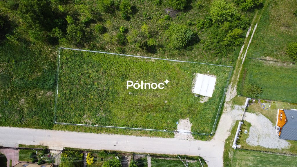 Działka 1100 m² pod dom w Jadowie z infrastrukturą Jadów, Ogrodowa  1 100m2 Foto 1