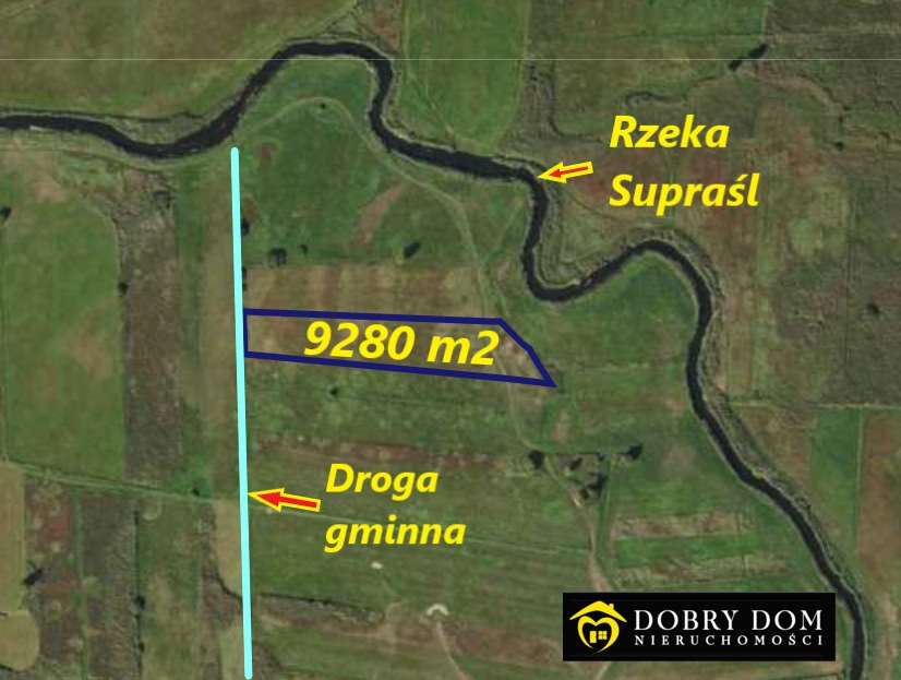 Działka rolna 9 280 m² w Osowicze – idealna na relaks Osowicze  9 280m2 Foto 1