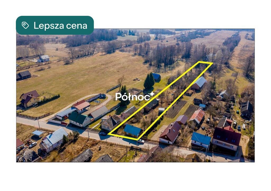 Działka z mediami pod dom, 4,8 km od Białegostoku Łubniki  4 001m2 Foto 1