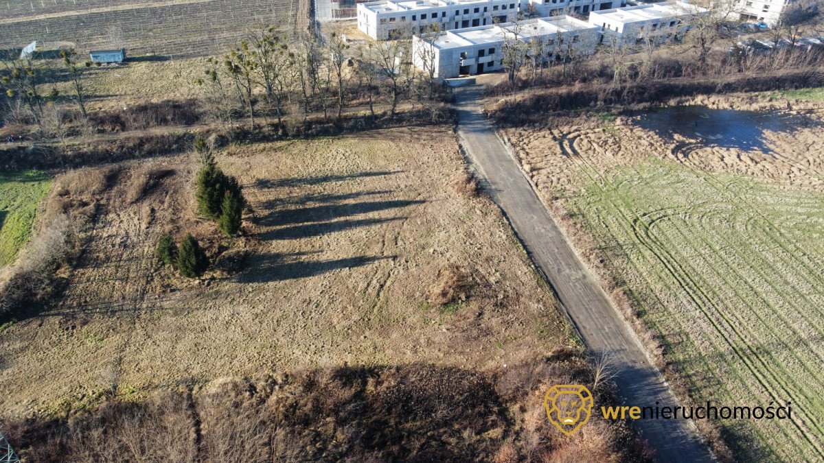 Działka budowlana 2200 m² z MPZP, media, cicha okolica Miękinia, Akacjowa  2 200m2 Foto 1