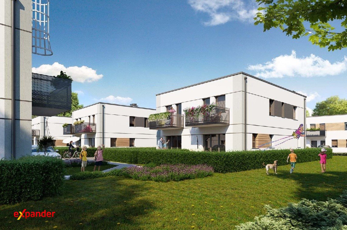 Na sprzedaż nowoczesne 5-pokojowe mieszkanie 90 m² z ogrodem i tarasem Wrocław, Jagodno, Konduktorska  90m2 Foto 1