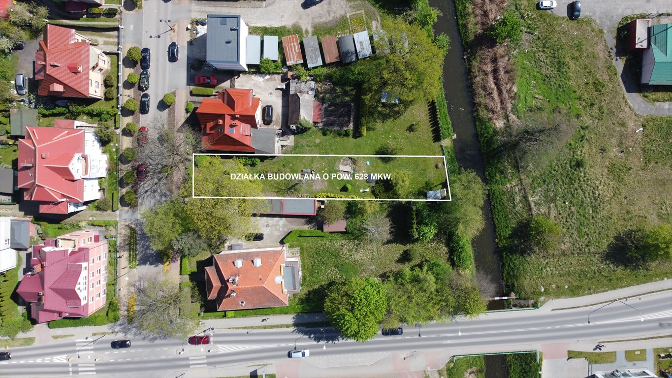 Działka budowlana 628 m² z warunkami zabudowy w Sławnie Sławno, ul. Aleja Wojska Polskiego  628m2 Foto 1