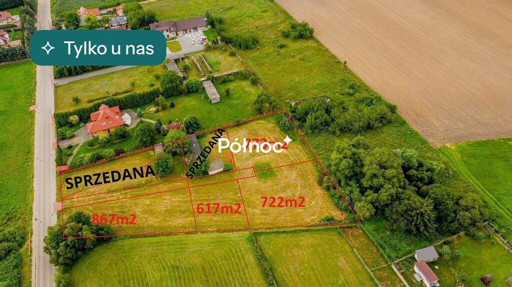 Działka budowlana 617 m² z warunkami zabudowy w Starych Kupiskach Stare Kupiski, Armii Krajowej  617m2 Foto 1