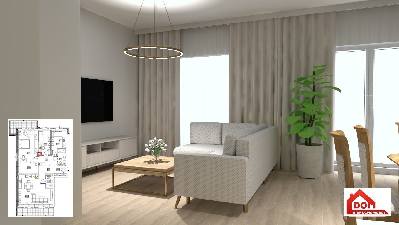 Nowoczesny 4-pokojowy apartament 97,87 m2 z tarasami i miejscem garażowym Piła, Górne  98m2 Foto 1