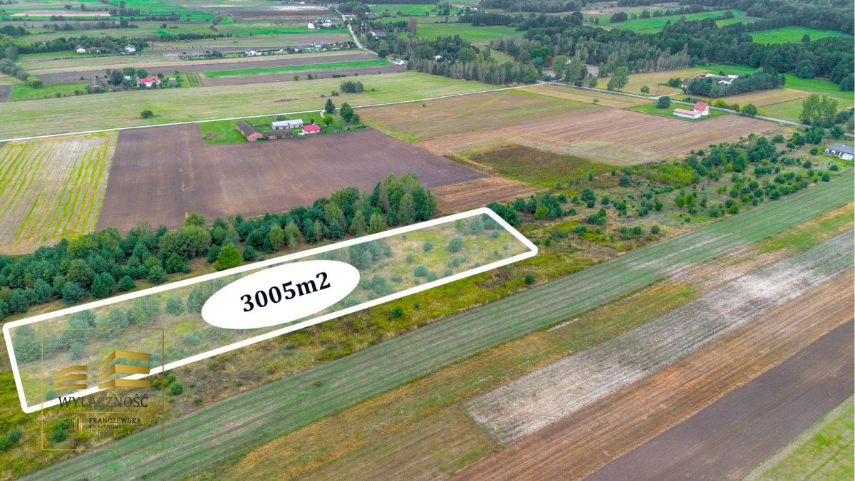 Działka 1001 m2 pod dom w spokojnej okolicy, 15 km od Lublina Wólka Krasienińska  1 001m2 Foto 1