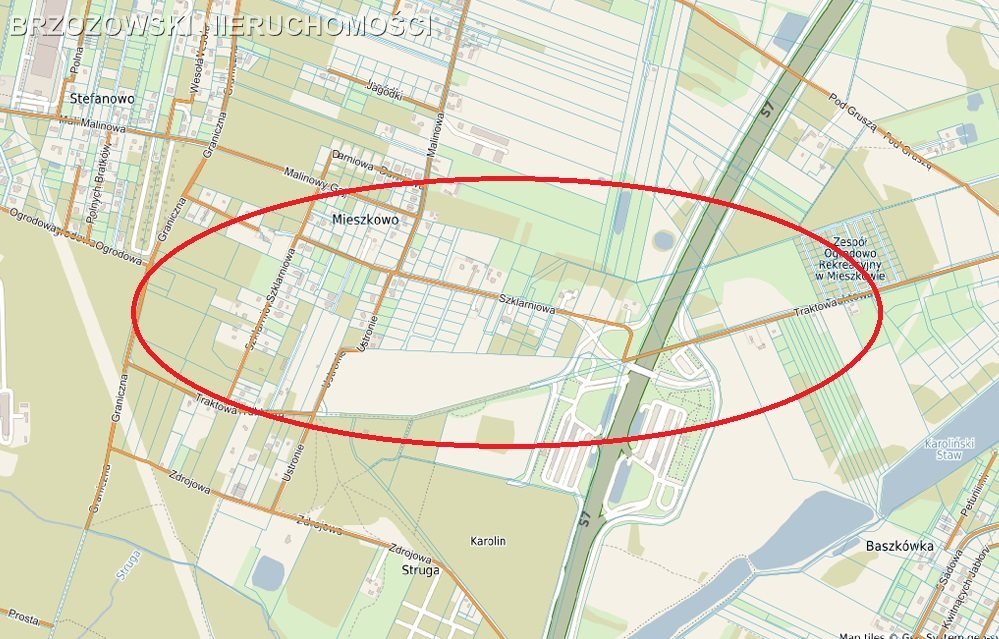 Działka budowlana na sprzedaż Mieszkowo  3 440m2 Foto 1