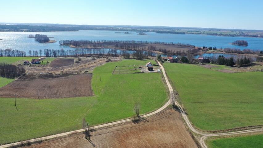 Działka budowlana z linią jeziora Gawlik – 2 337 m², media Grądzkie  2 337m2 Foto 1