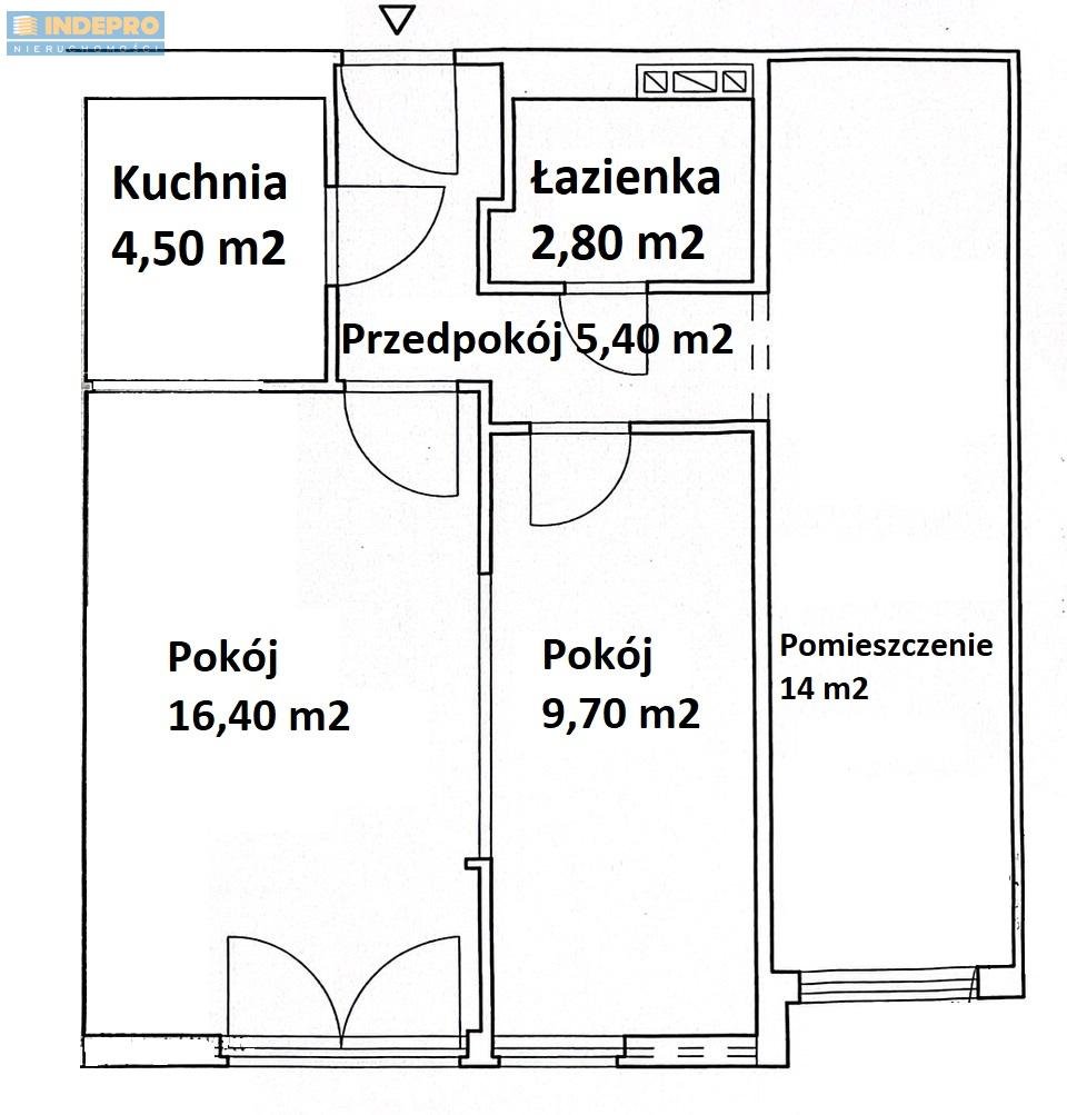 Mieszkanie trzypokojowe na sprzedaż Warszawa, Śródmieście, Graniczna  53m2 Foto 4