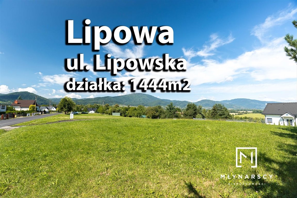 Działka budowlana na sprzedaż LIPOWA, LIPOWA  1 444m2 Foto 1