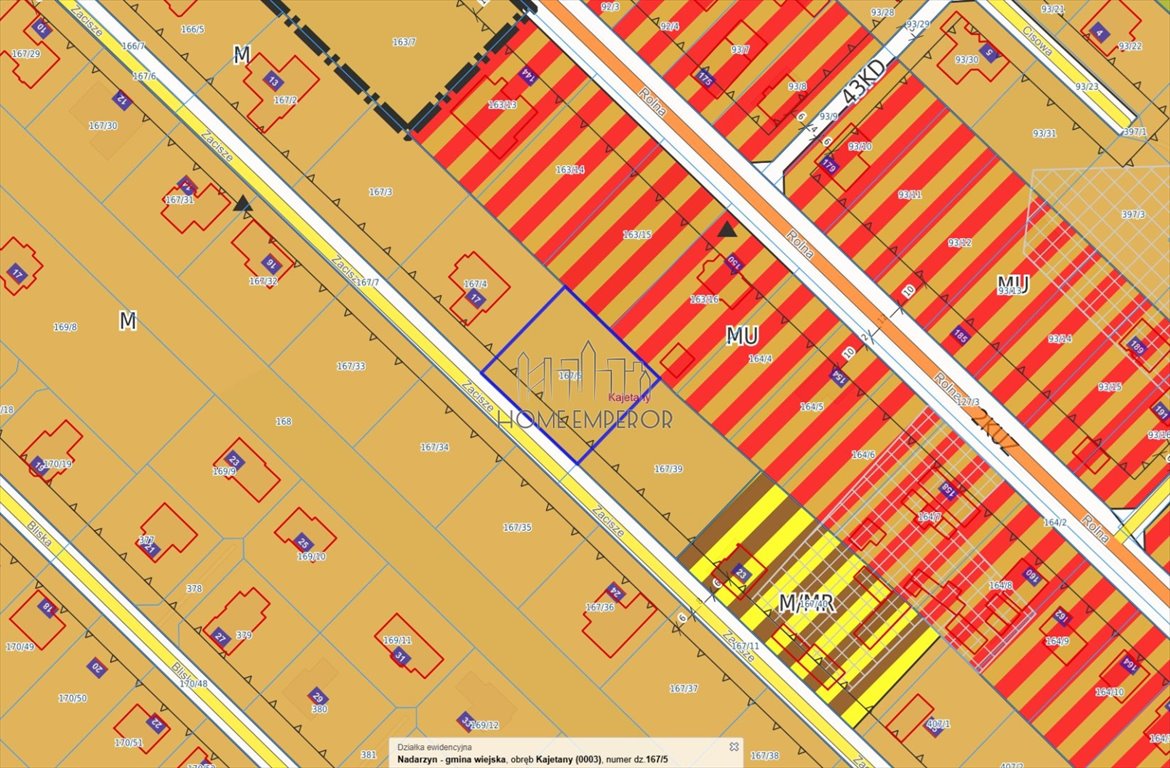 Działka 1292 m² Kajetany Zacisze - media przy granicy Kajetany, Zacisze  1 292m2 Foto 1