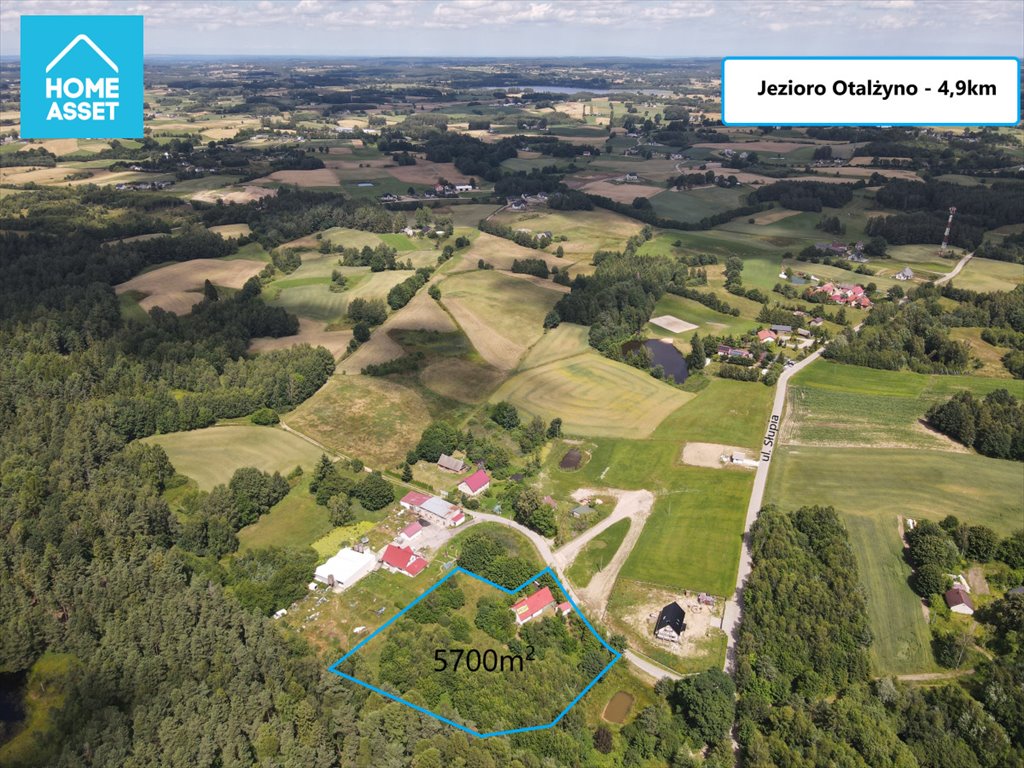 Działka budowlana na sprzedaż Pomieczyno, Hejtus  5 700m2 Foto 4