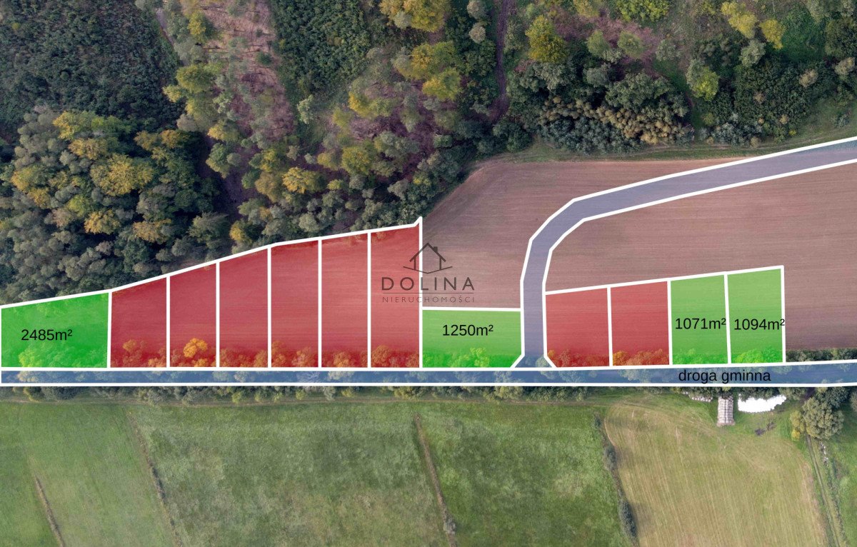 Działka pod dom w Słuszewie, 1071 m2, media, plan! Słuszewo  1 071m2 Foto 1