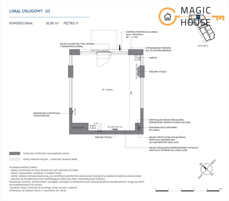 Nowoczesny lokal 30m² z dużymi witrynami, elastyczny i gotowy na Twoją wizję Gdynia, Dąbrowa, Zbigniewa Kupca  30m2 Foto 1