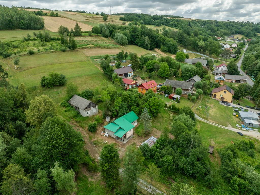 Broniszów - działka z domem i stodoła 34,85 ar WZ Broniszów  3 485m2 Foto 1