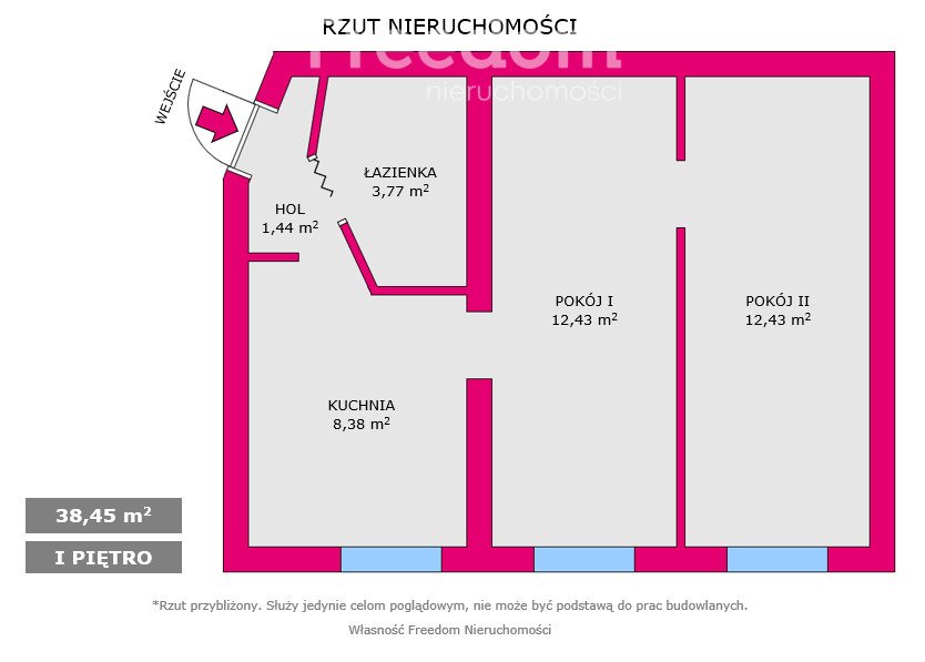 Mieszkanie dwupokojowe na sprzedaż Siemianowice Śląskie, Bytków, Bohaterów Westerplatte  38m2 Foto 4