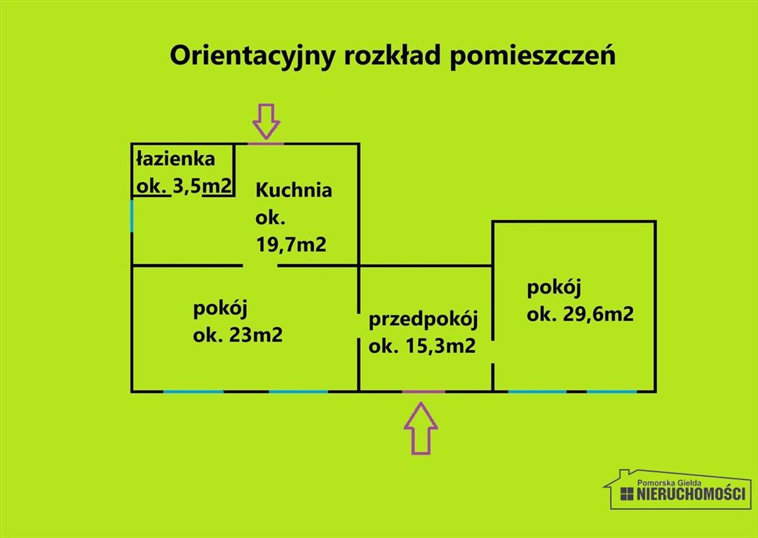 Mieszkanie dwupokojowe na sprzedaż Silnowo  94m2 Foto 10