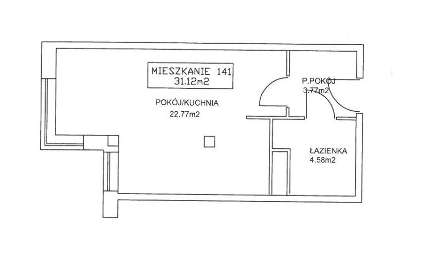 Kawalerka na wynajem Kraków, Nowa Huta, gen. Leopolda Okulickiego  31m2 Foto 10