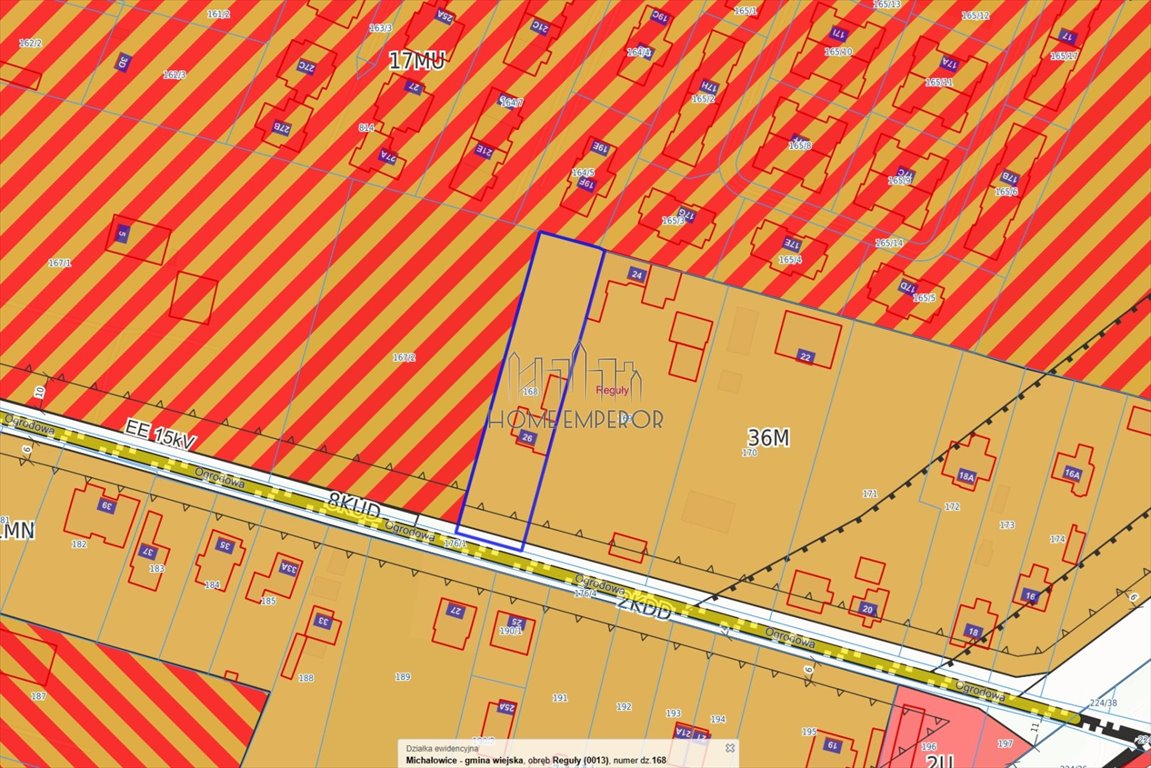 Działka budowlana na sprzedaż Reguły, Ogrodowa  1 833m2 Foto 1
