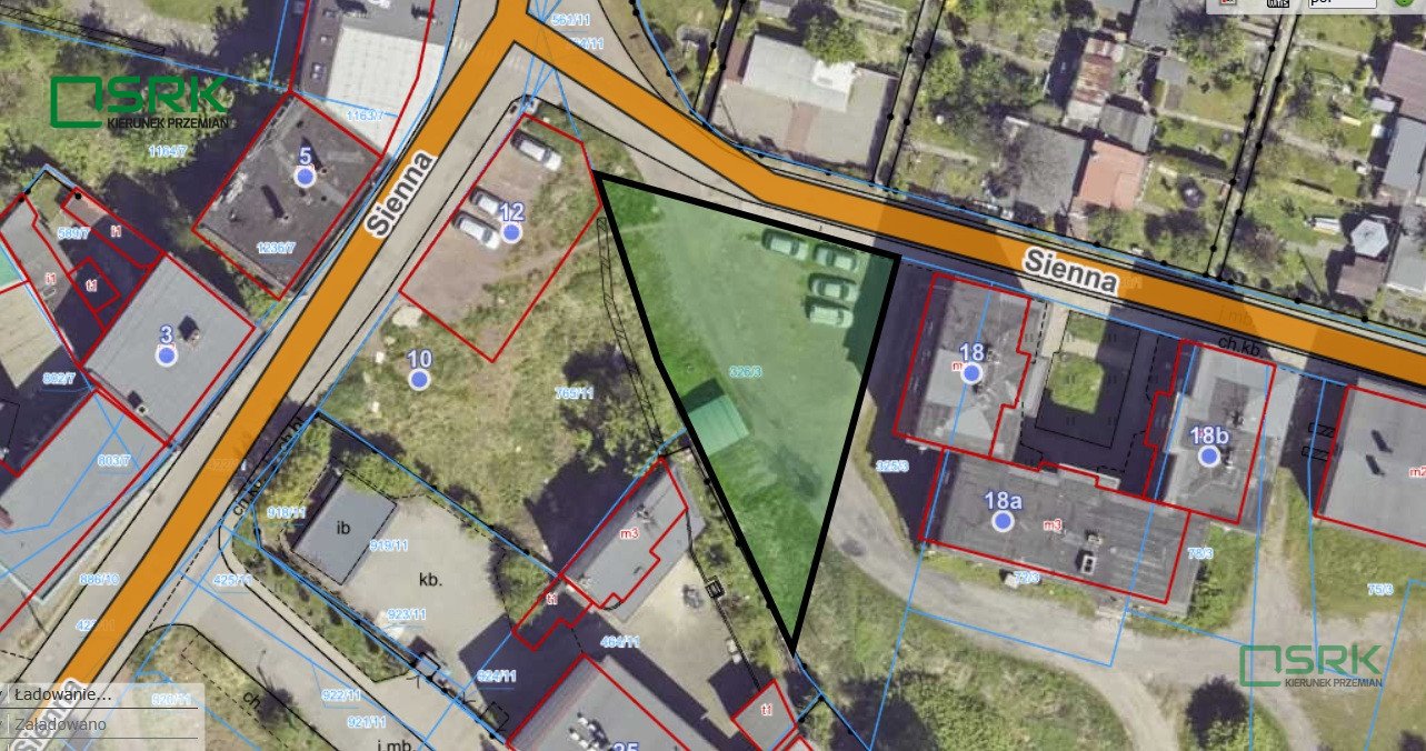 Działka inna na sprzedaż Bytom, Sienna 326/3  610m2 Foto 1